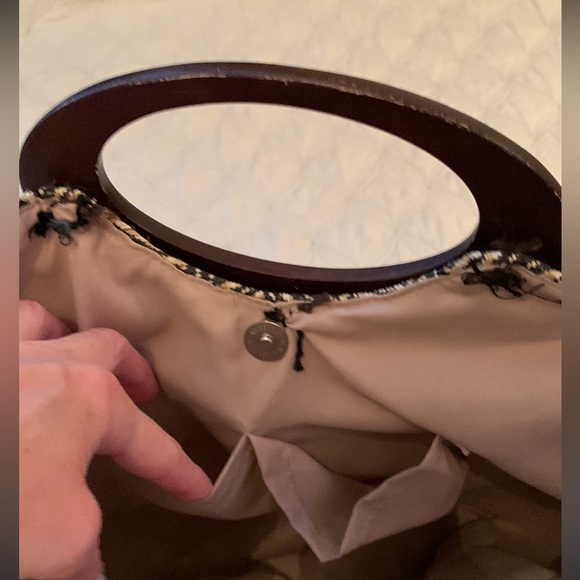 🤗 EUC—Well-made, Lined, Paper-straw Tote with interior pockets - Picture 16 of 16